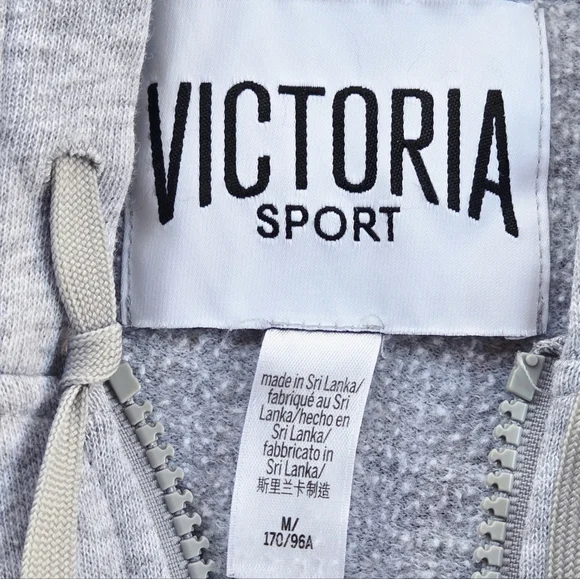 Victoria Sport Gray Logo Hoodie - Picture 8 of 8